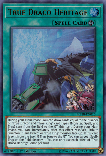 True Draco Heritage [MP18-EN016] Ultra Rare 