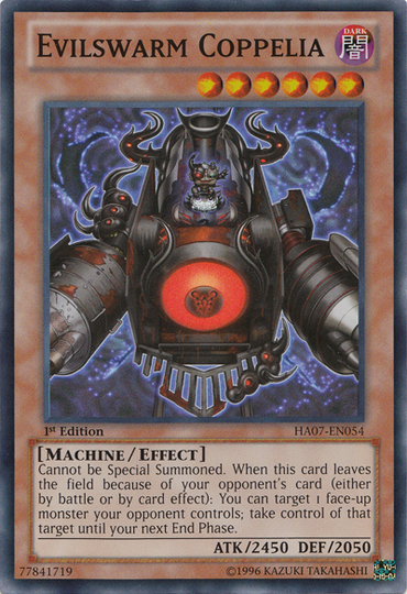 Evilswarm Coppelia [HA07-EN054] Super Rare 