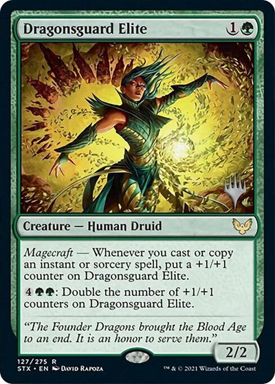 Dragonsguard Elite (Promo Pack) [Strixhaven: School of Mages Promos] 