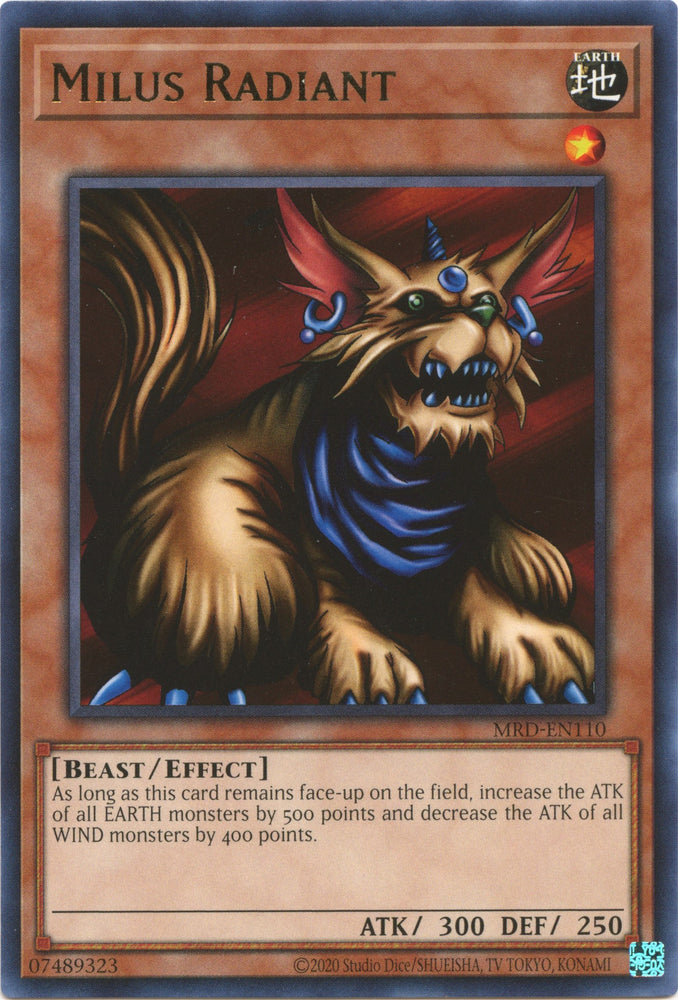Milus Radiant (25th Anniversary) [MRD-EN110] Rare 