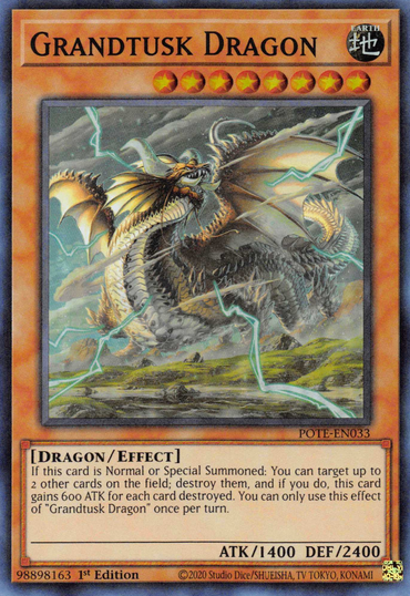 Grandtusk Dragon [POTE-EN033] Super Rare 
