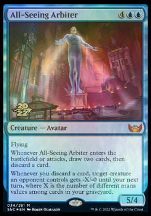 All-Seeing Arbiter [Streets of New Capenna Prerelease Promos] 