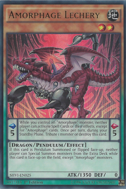 Amorphage Lechery [SHVI-EN025] Ultra Rare 