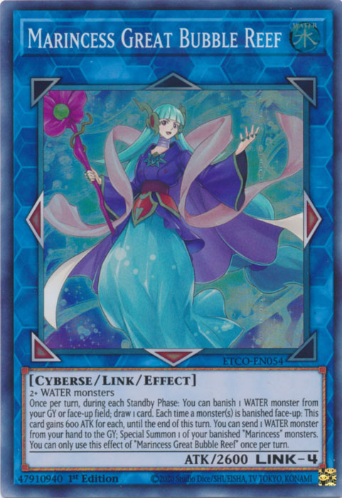 Marincess Great Bubble Reef [ETCO-EN054] Super Rare 
