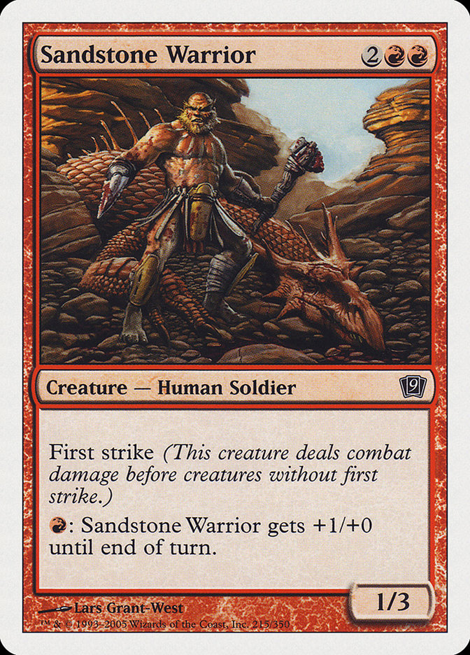 Sandstone Warrior [Ninth Edition] 