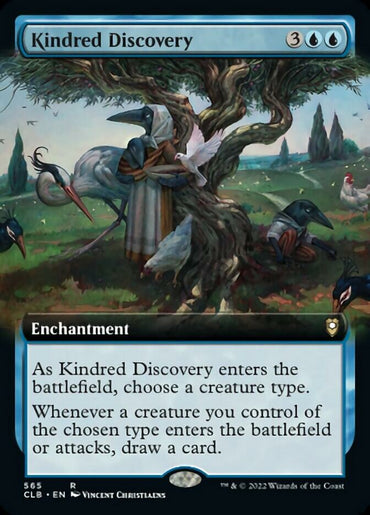 Kindred Discovery (Extended Art) [Commander Legends: Battle for Baldur's Gate] 