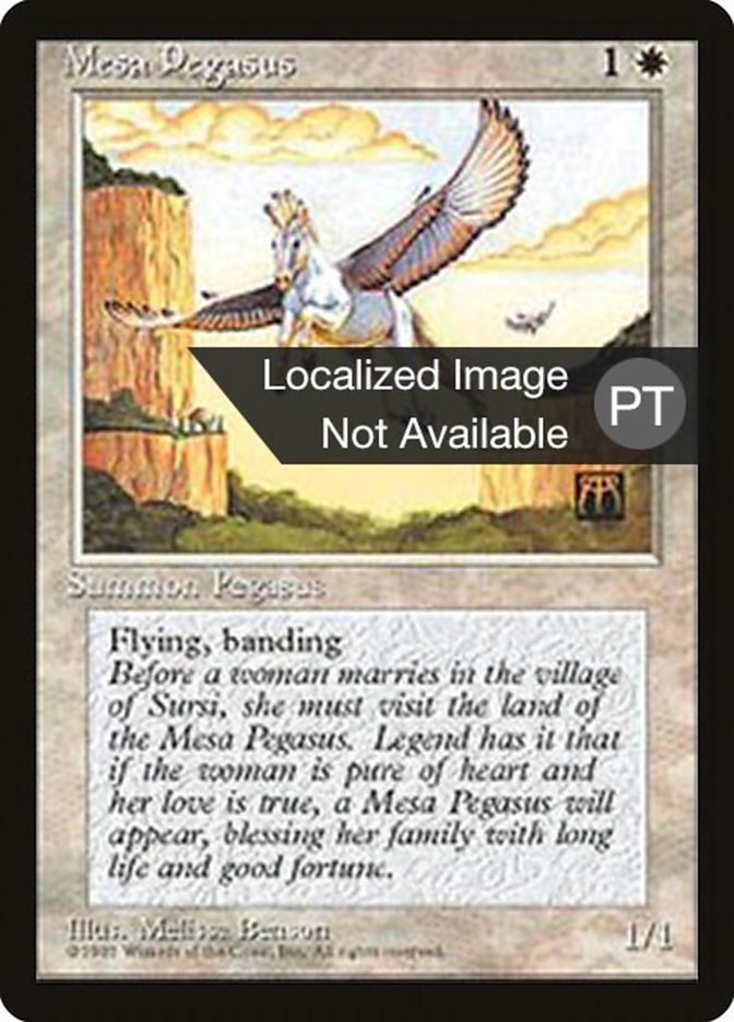 Pegasus Table [Fourth Edition (Foreign Black Border)] 