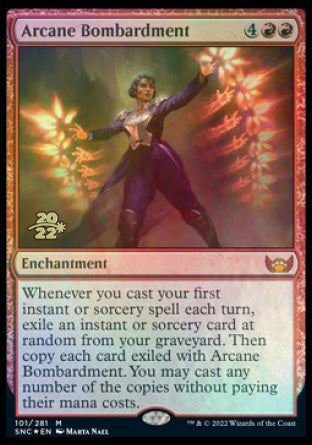 Arcane Bombardment [Streets of New Capenna Prerelease Promos] 