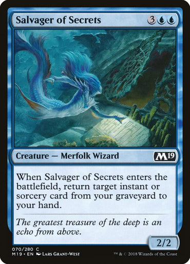 Salvager of Secrets [Core Set 2019] 