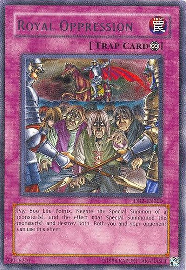 Royal Oppression [DB2-EN200] Rare 