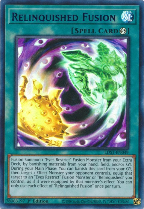 Relinquished Fusion (Purple) [LDS1-EN049] Ultra Rare 