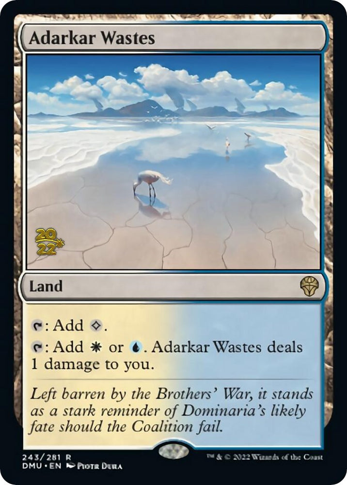 Adarkar Wastes [Dominaria United Prerelease Promos] 