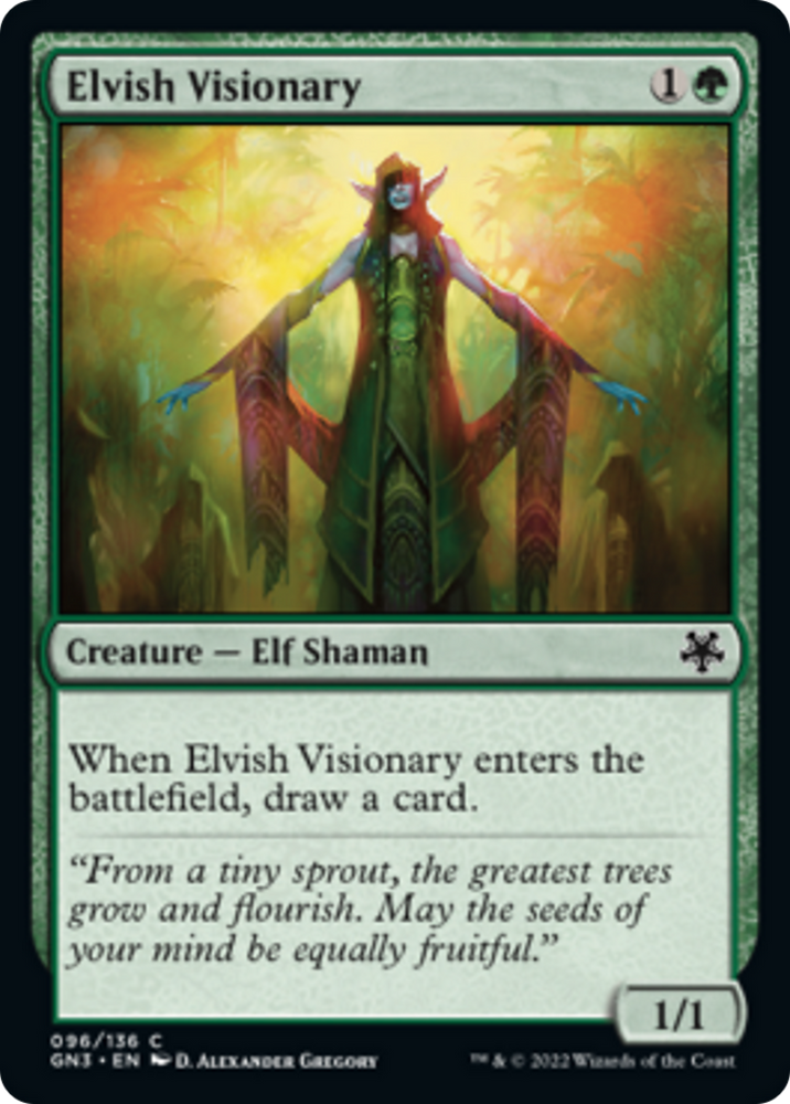 Elvish Visionary [Game Night: Free-for-All] 