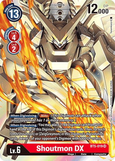 Shoutmon DX [BT5-019] [Battle of Omni] 