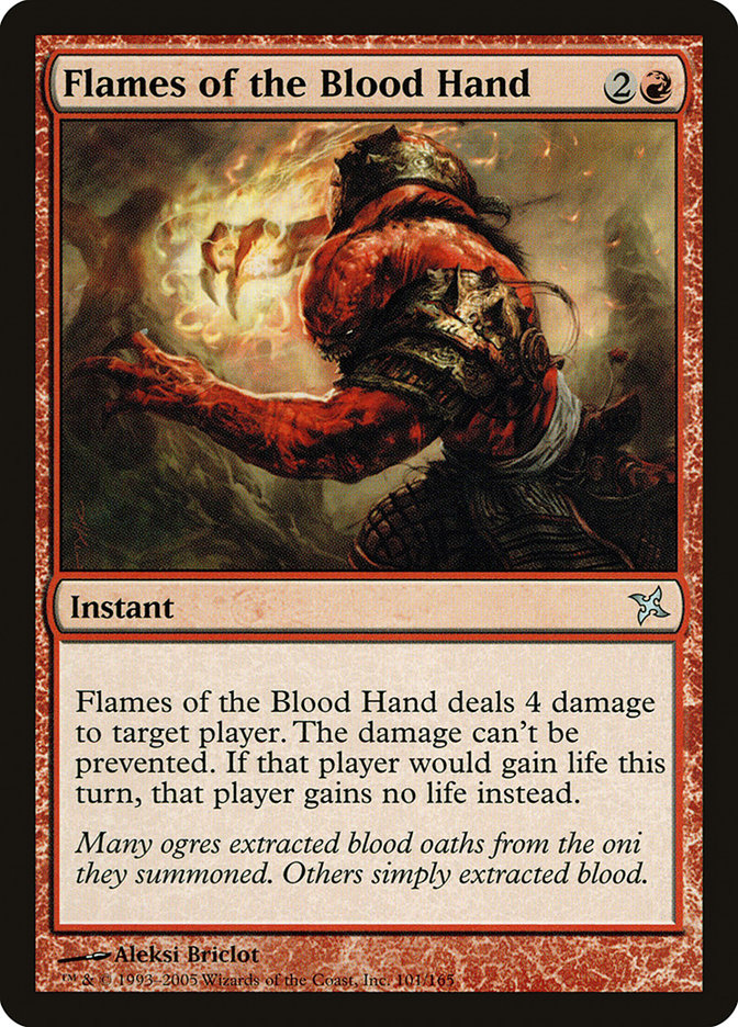 Flames of the Blood Hand [Betrayers of Kamigawa] 