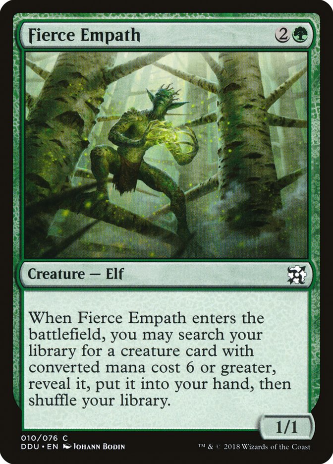 Fierce Empath [Duel Decks: Elves vs. Inventors] 