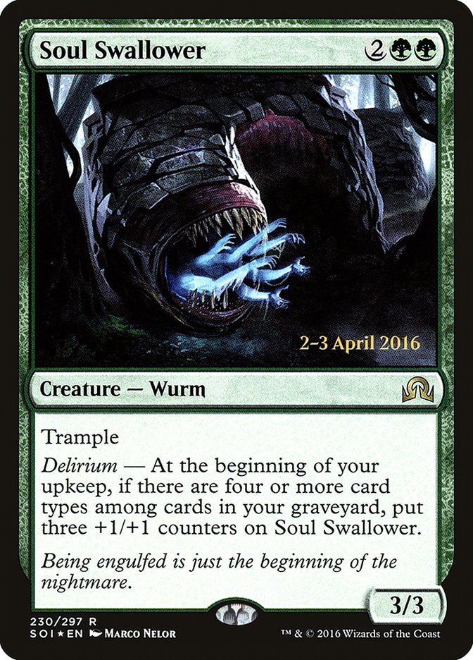 Soul Swallower [Shadows over Innistrad Prerelease Promos] 