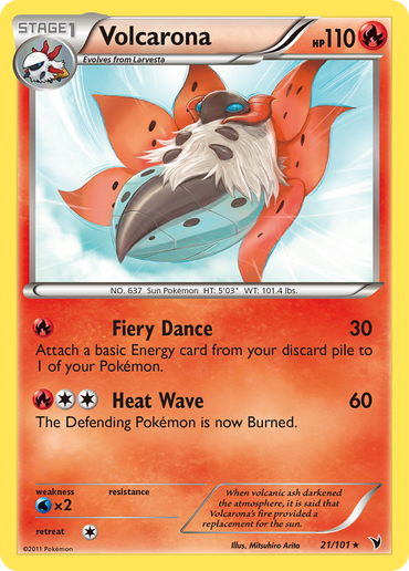 Volcarona (21/101) [Black & White: Noble Victories]