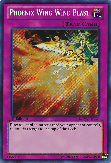 Phoenix Wing Wind Blast [LCYW-EN298] Secret Rare 