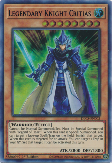 Legendary Knight Critias (Blue) [DLCS-EN002] Ultra Rare 