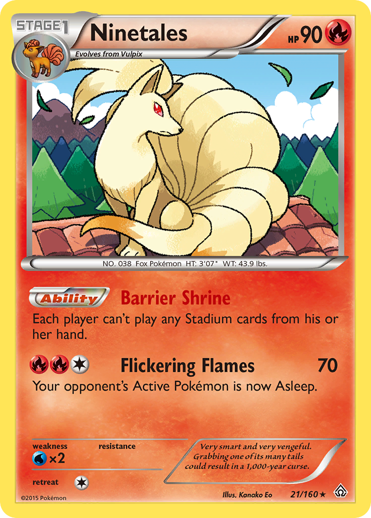 Ninetales (21/160) [XY: Primal Clash]