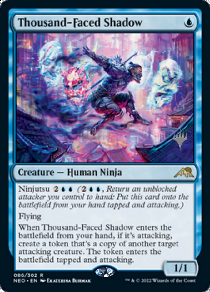 Thousand-Faced Shadow (Promo Pack) [Kamigawa: Neon Dynasty Promos] 