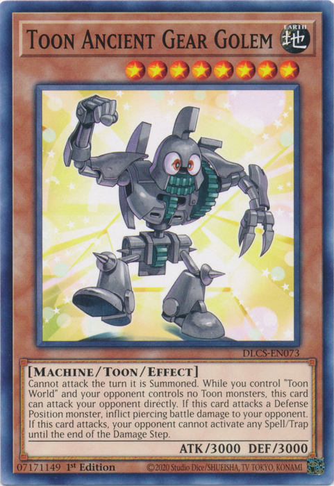 Toon Ancient Gear Golem [DLCS-EN073] Common 