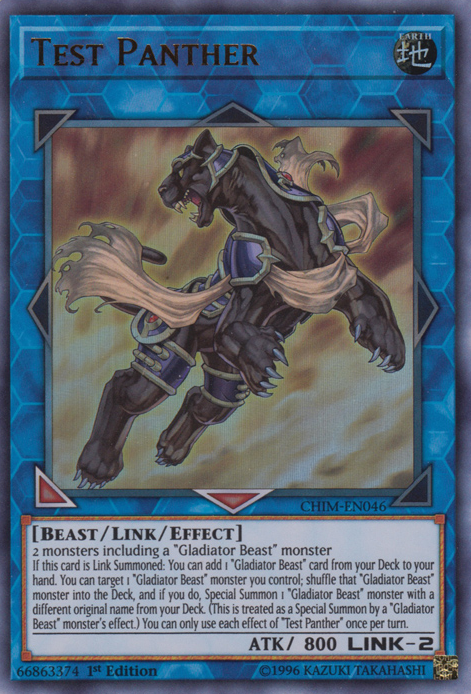 Test Panther [CHIM-EN046] Ultra Rare 