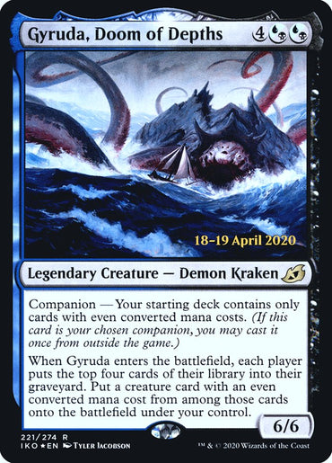 Gyruda, Doom of Depths [Ikoria: Lair of Behemoths Prerelease Promos]