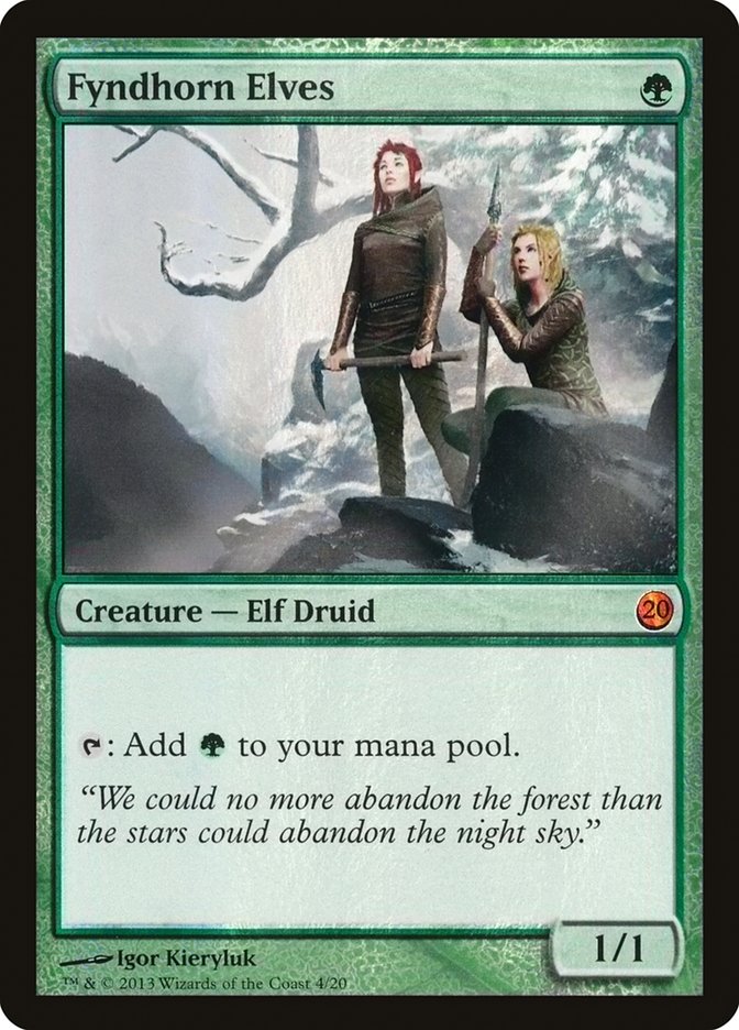 Fyndhorn Elves [From the Vault: Twenty] 