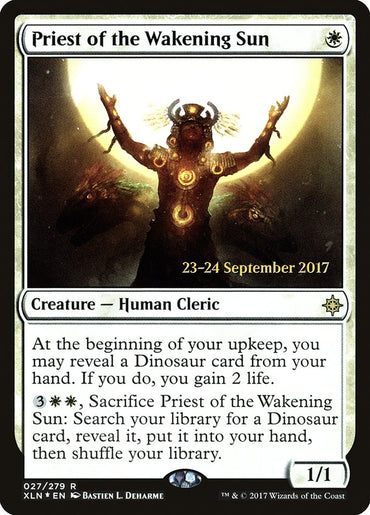 Priest of the Wakening Sun [Ixalan Prerelease Promos] 