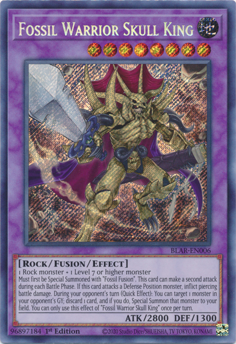 Fossil Warrior Skull King [BLAR-EN006] Secret Rare 