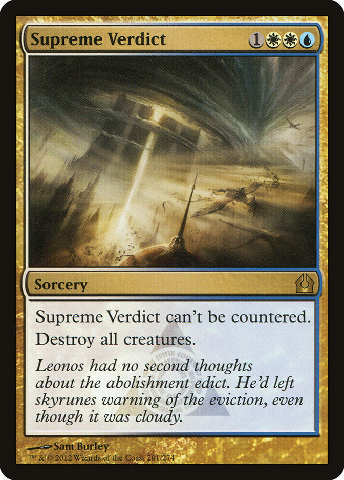 Supreme Verdict [Return to Ravnica] 