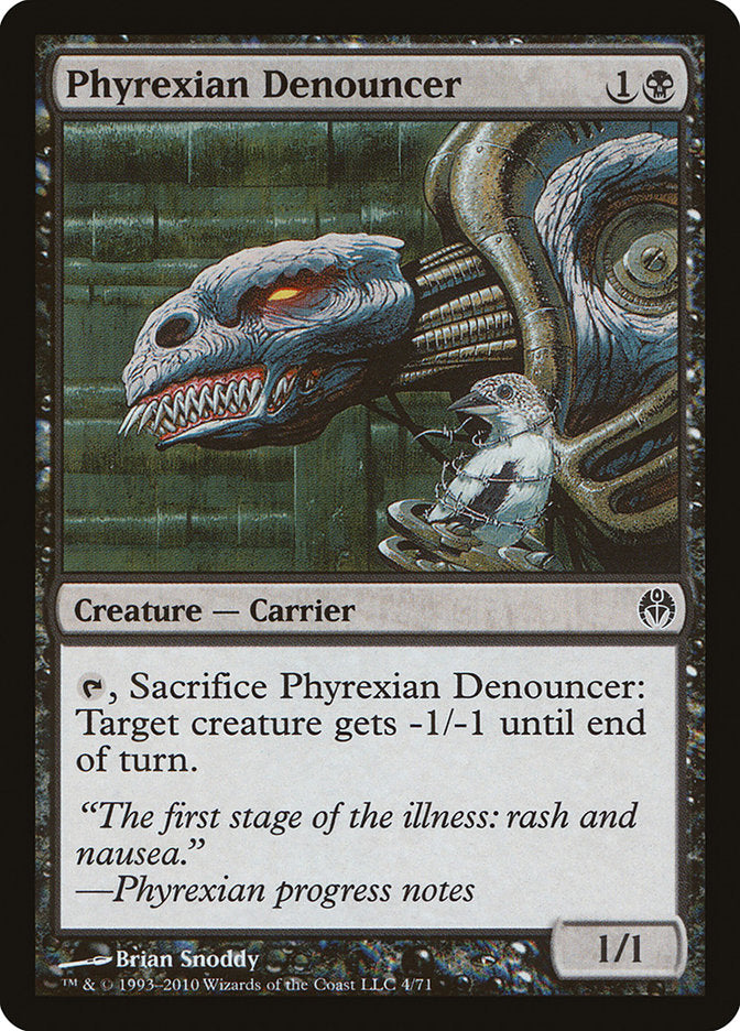 Phyrexian Denouncer [Duel Decks: Phyrexia vs. the Coalition] 