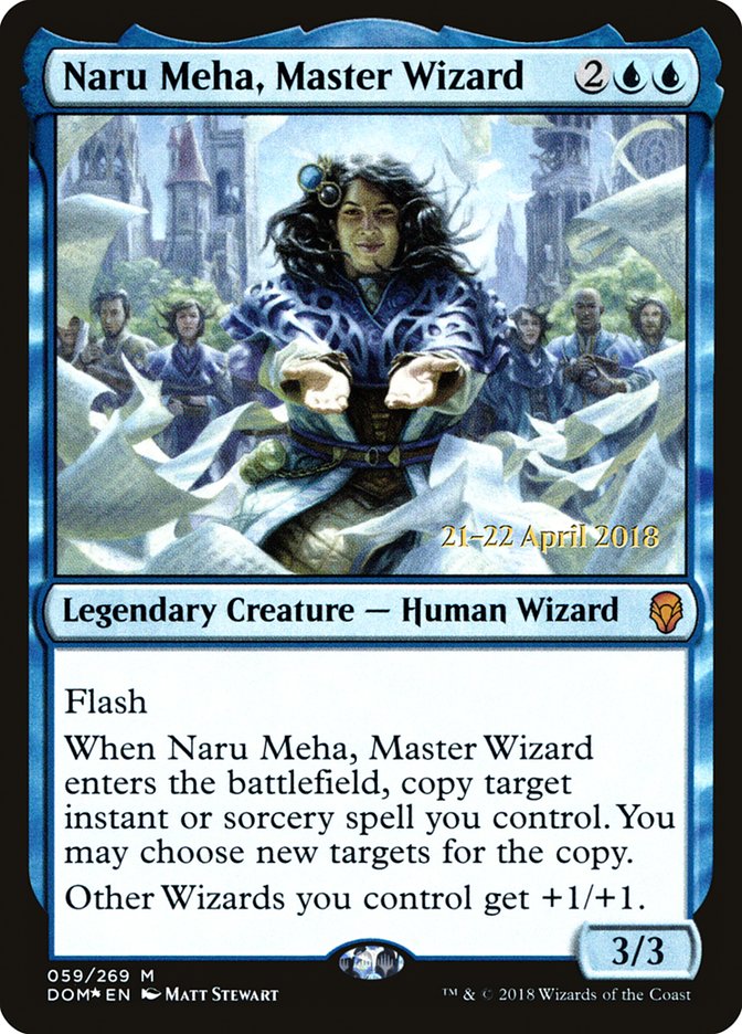 Naru Meha, Master Wizard [Dominaria Prerelease Promos] 