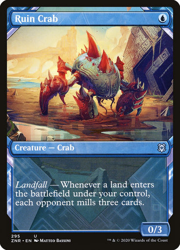 Ruin Crab (Showcase) [Zendikar Rising] 