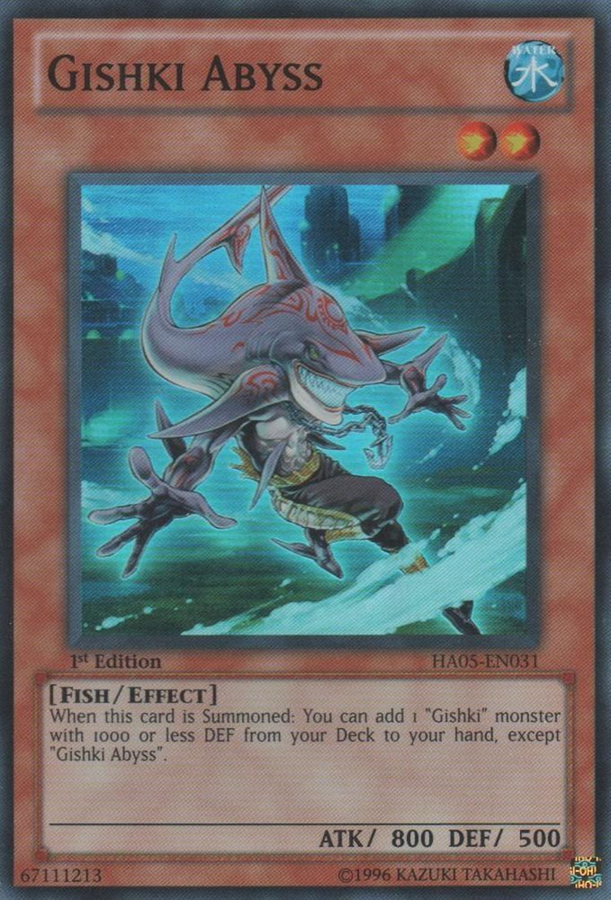 Gishki Abyss [HA05-EN031] Super Rare 