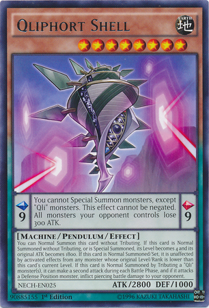 Qliphort Shell [NECH-EN025] Rare 