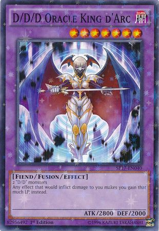D/D/D Oracle King d'Arc [SP17-EN040] Starfoil Rare 