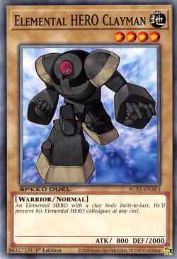 Elemental HERO Clayman [SGX1-ENA03] Common 