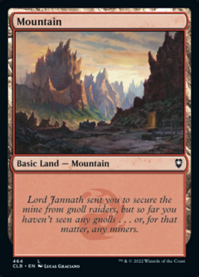 Mountain (464) [Commander Legends: Battle for Baldur's Gate] 