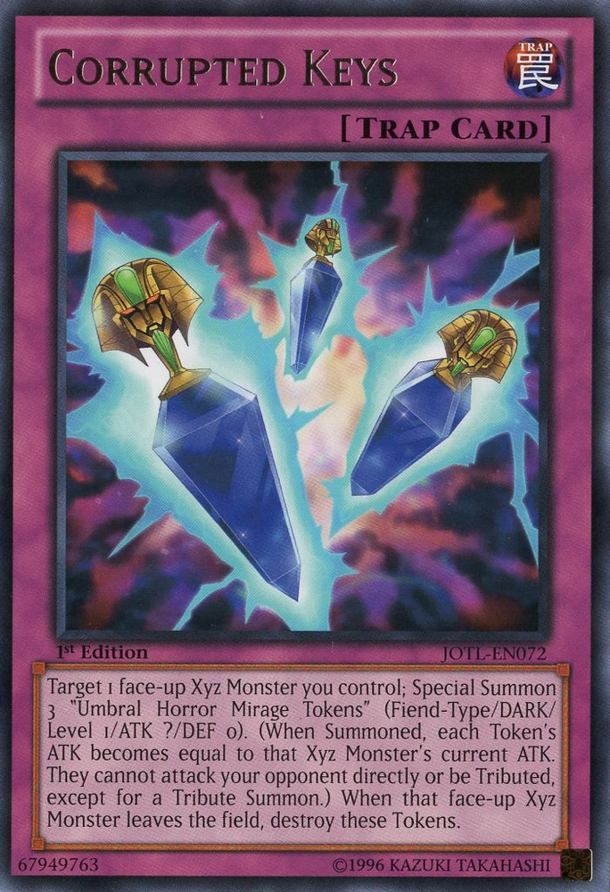 Corrupted Keys [JOTL-EN072] Rare 