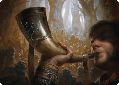 Horn of Gondor Art Card [The Lord of the Rings: Tales of Middle-earth Art Series] 