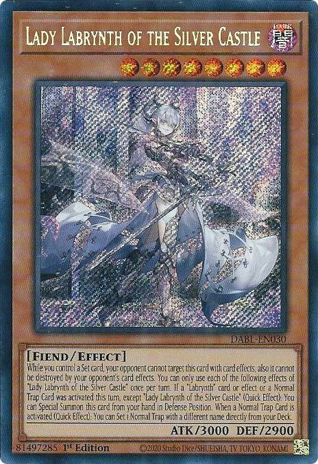 Lady Labrynth of the Silver Castle [DABL-EN030] Secret Rare 
