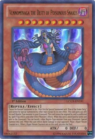 Vennominaga the Deity of Poisonous Snakes [LCGX-EN191] Ultra Rare 