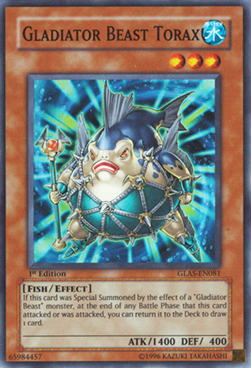 Gladiator Beast Torax [GLAS-EN081] Super Rare 