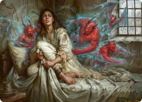 Eruth, Tormented Prophet Art Card [Innistrad: Crimson Vow Art Series] 