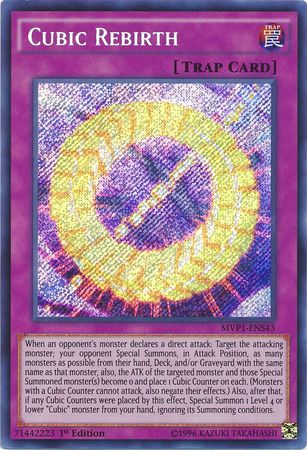 Cubic Rebirth [MVP1-ENS43] Secret Rare 