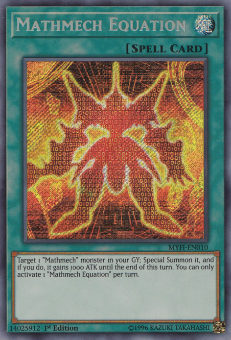 Mathmech Equation [MYFI-EN010] Secret Rare 
