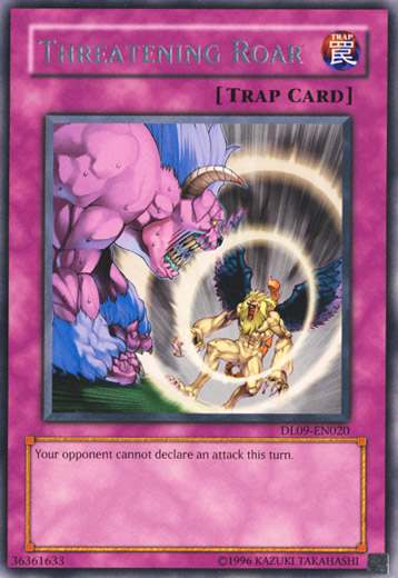 Threatening Roar (Silver) [DL09-EN020] Rare 